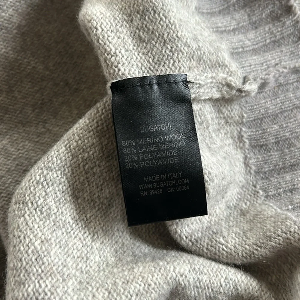Bugatchi Men’s Wool Henley Style Sweater Sz XL‎